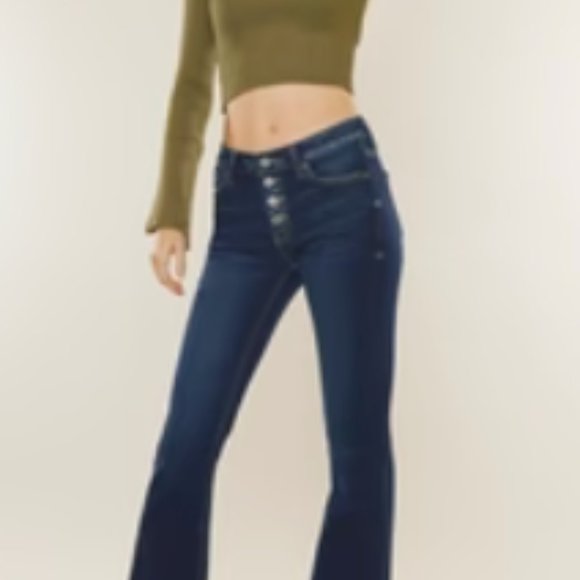 Lurice Mid Rise Flare - Picture 3 of 5